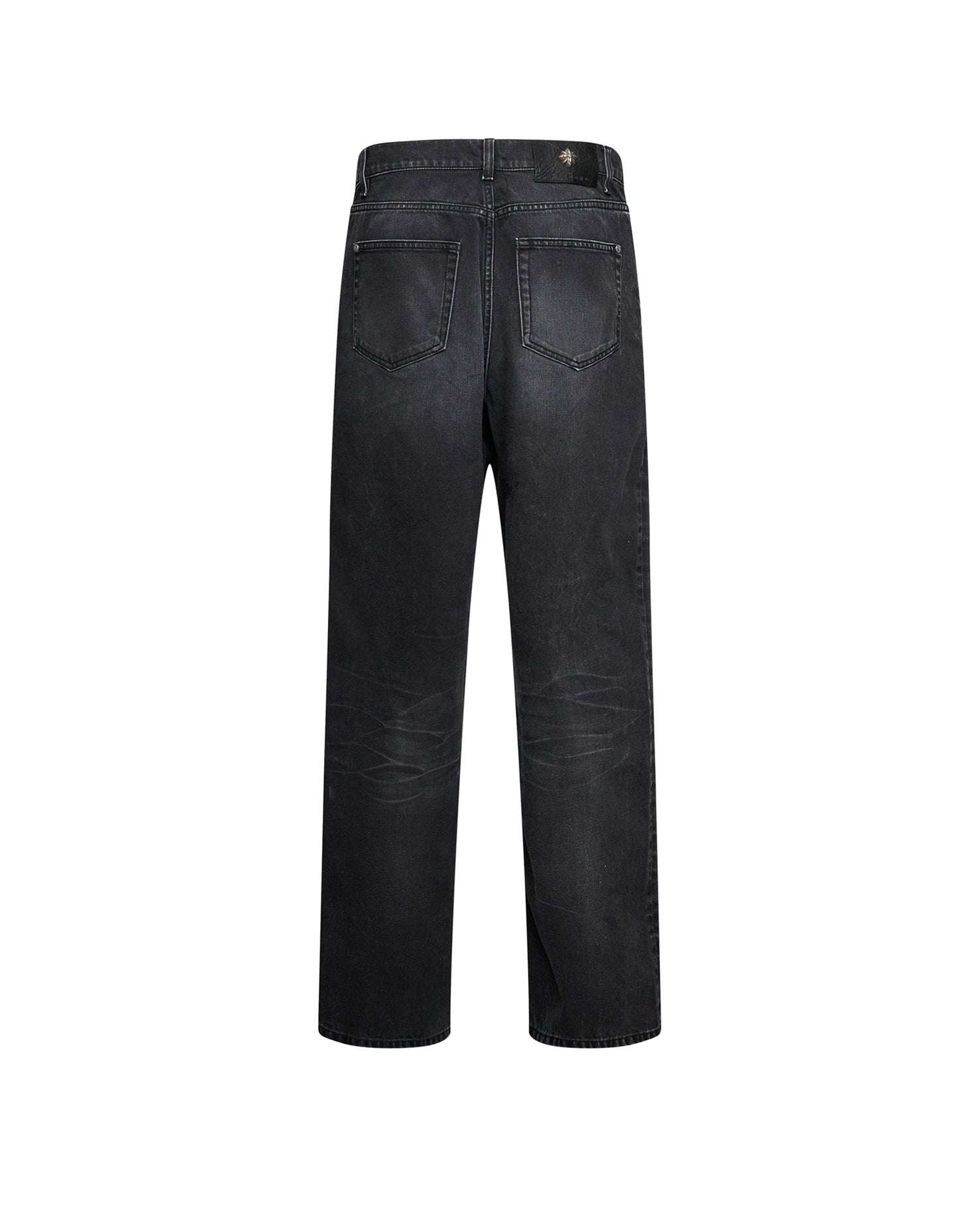 Jeans Dritti con Dettagli Laterali Jeans