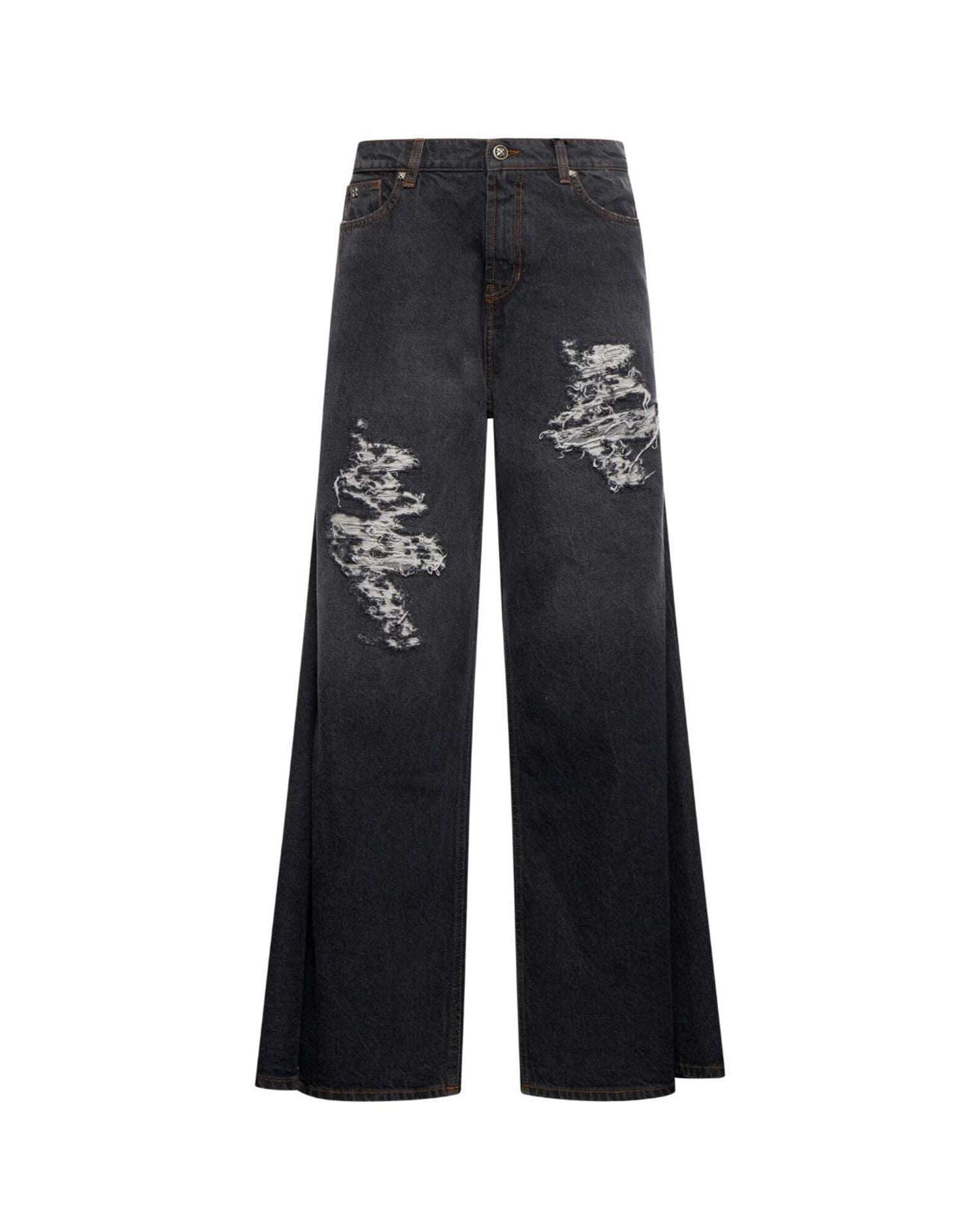 Wide Leg Jeans Trousers