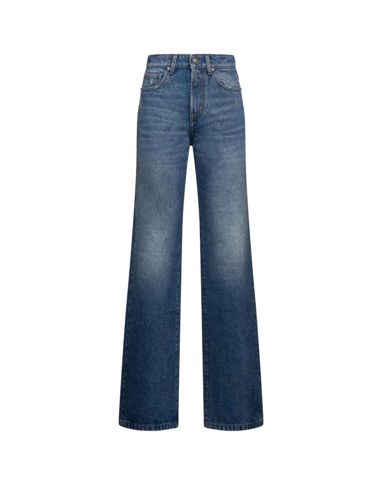 Straight Leg Jeans Trousers