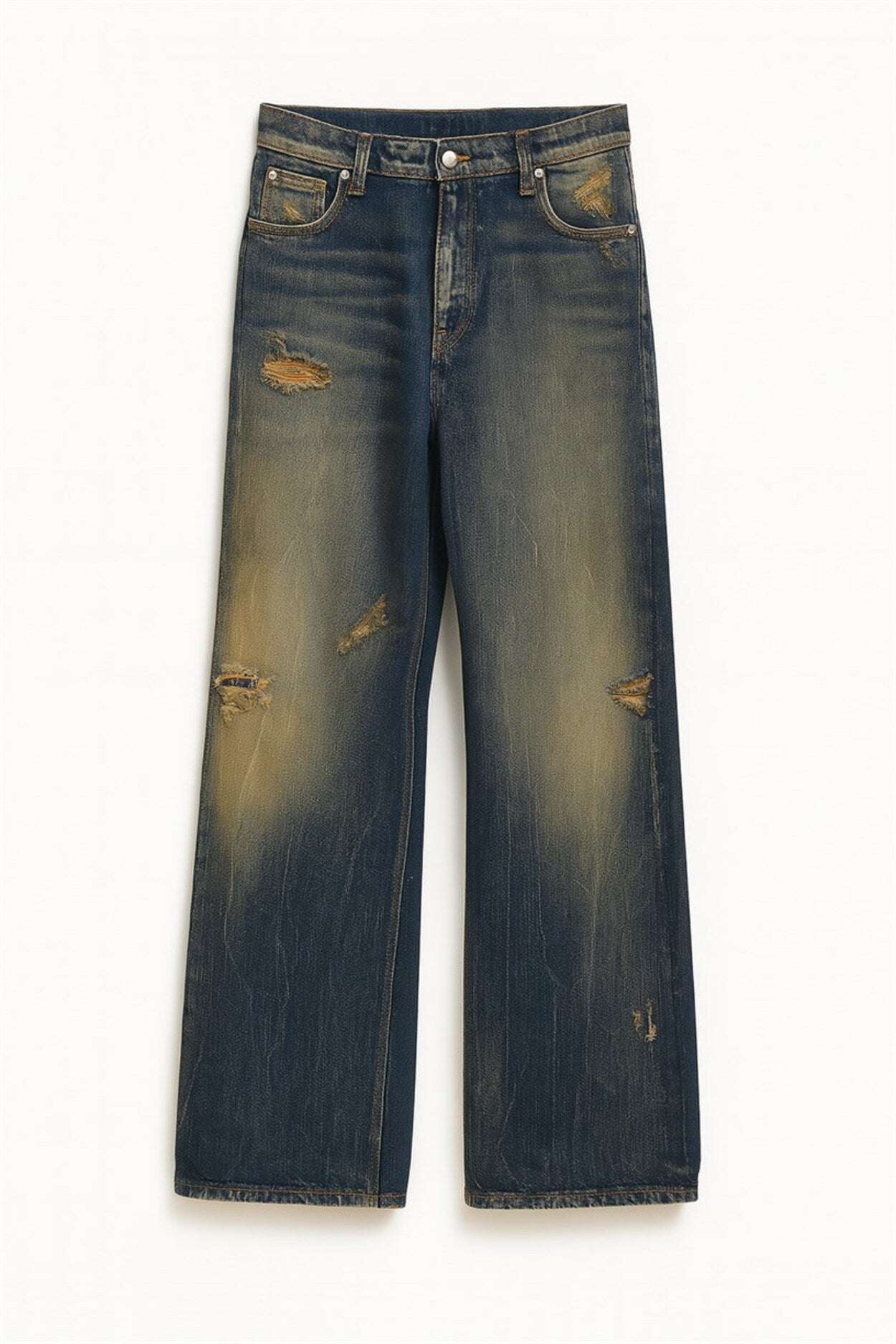 Pantaloni con lavorazioni d’effetto e design contemporaneo JEANS