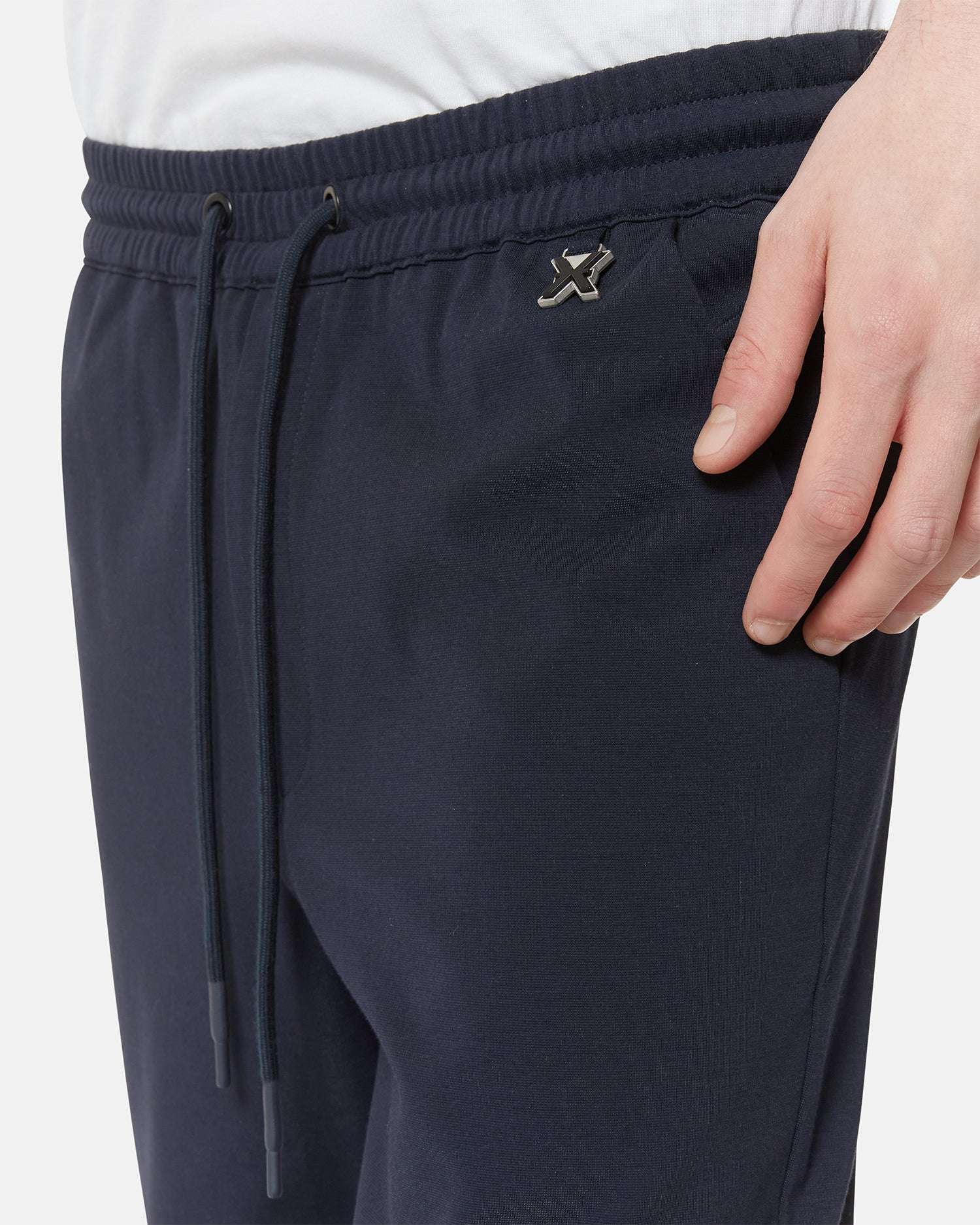 Trousers with elasticated waist and adjustable drawstring Trousers
