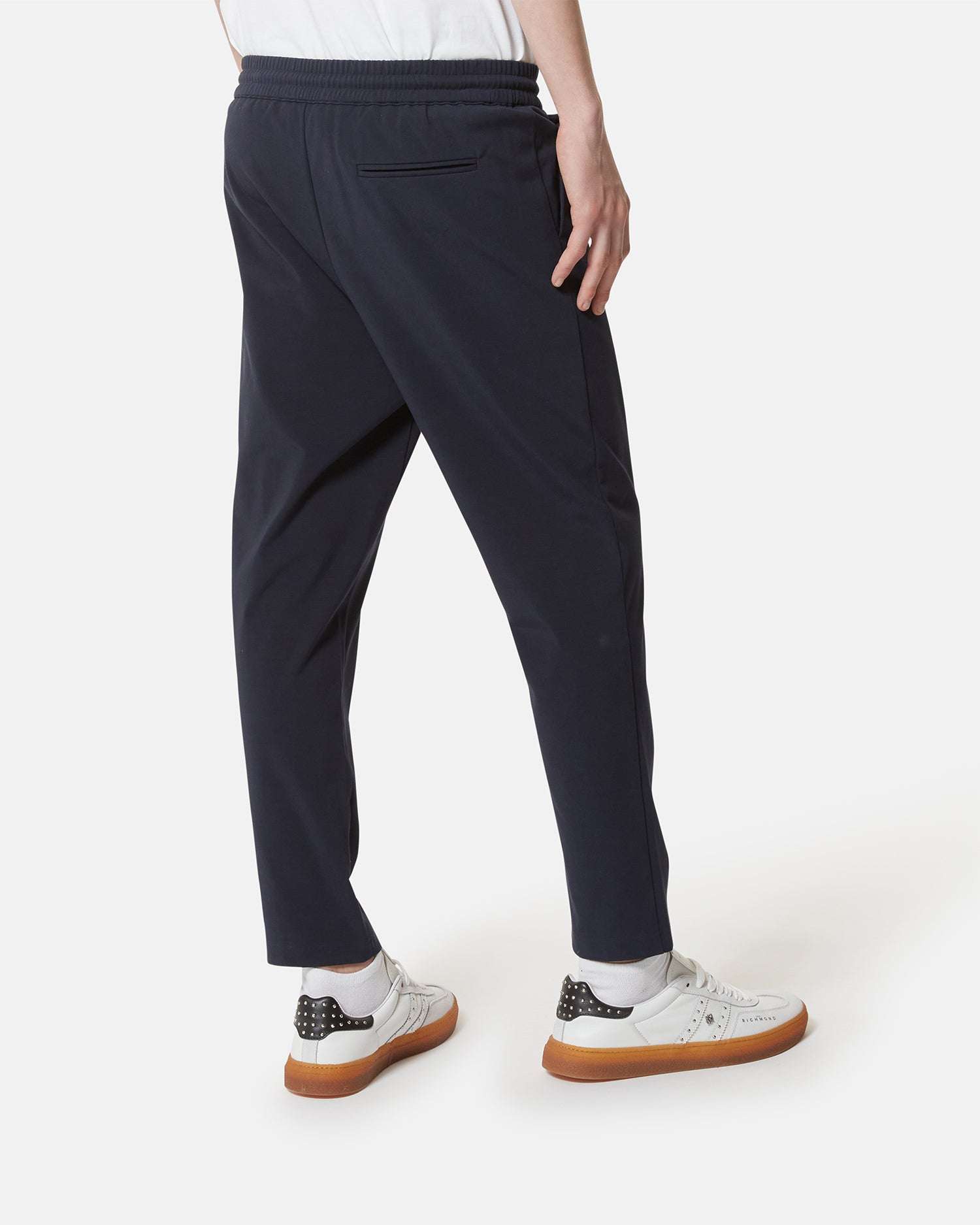Trousers with elasticated waist and adjustable drawstring Trousers