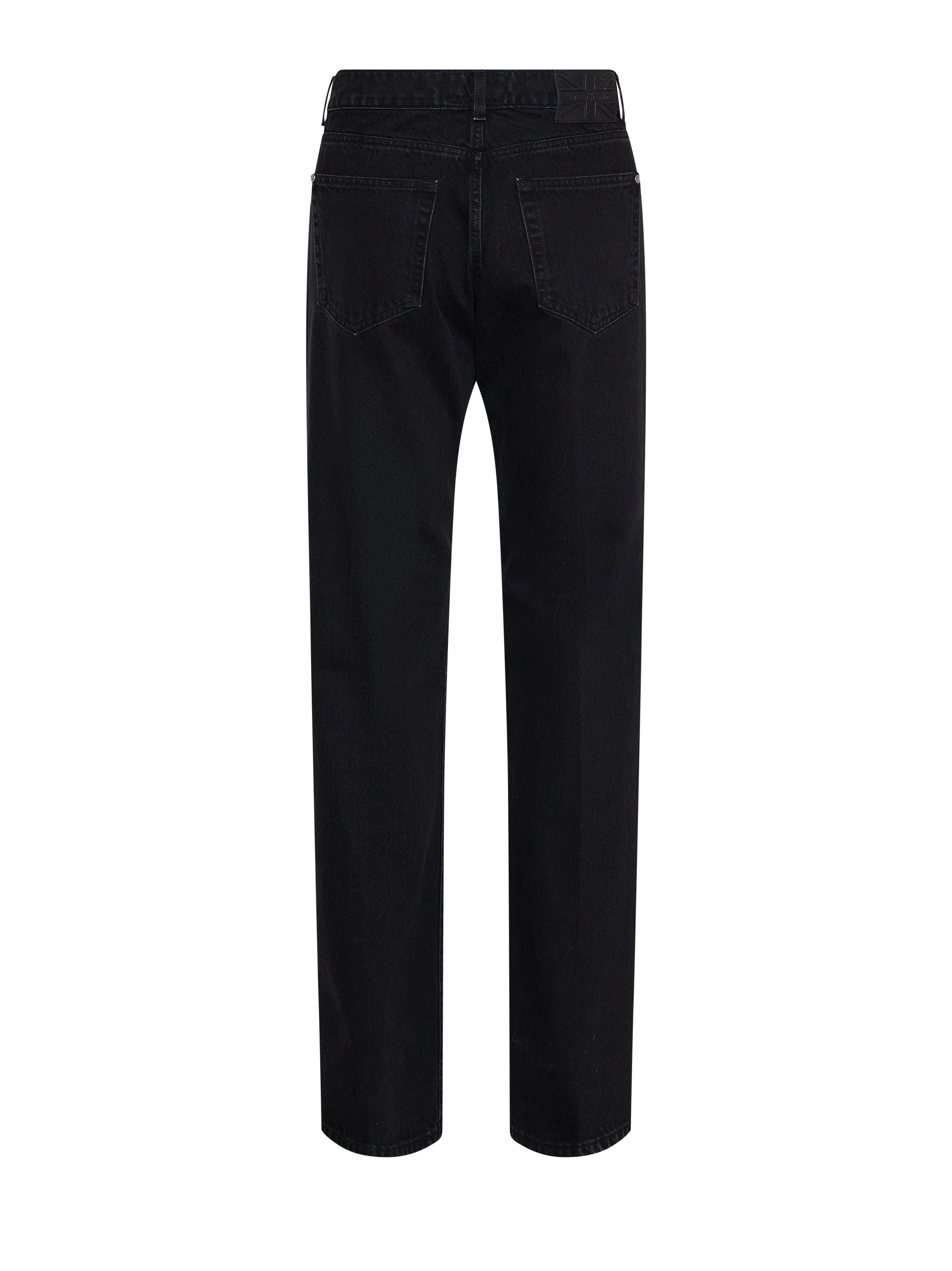 Pants with an essential design with discreet distressed details JEANS