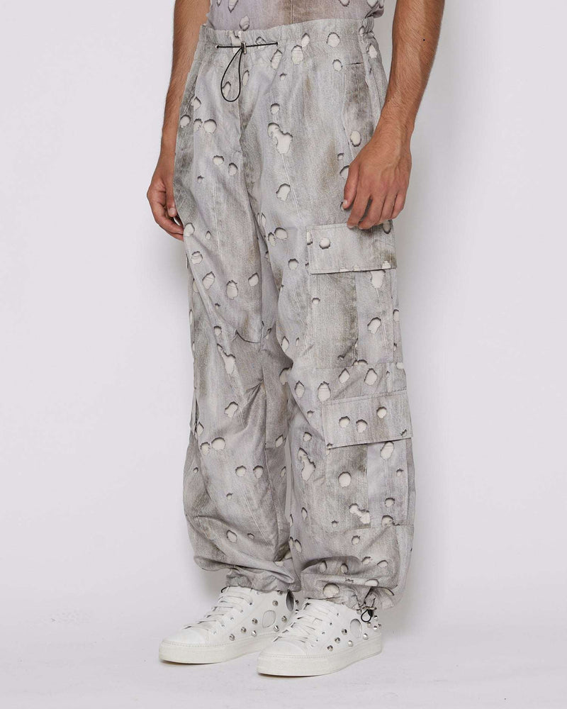 Pantaloni regular con pattern