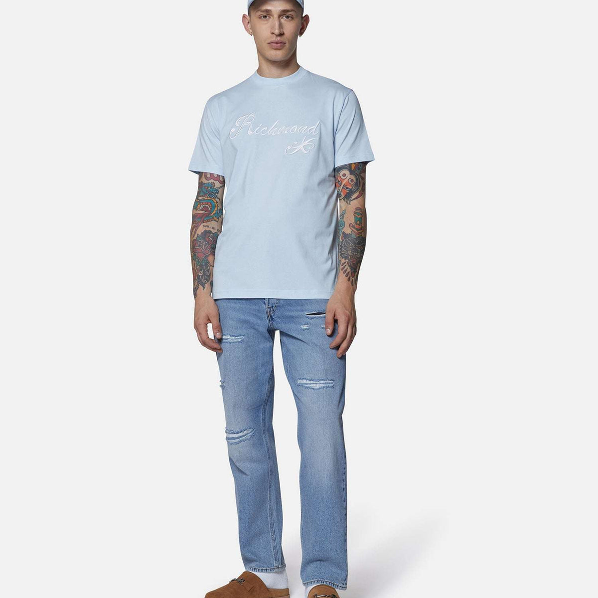 John Richmond T-Shirt Pour Homme 52 Noir 100% Coton