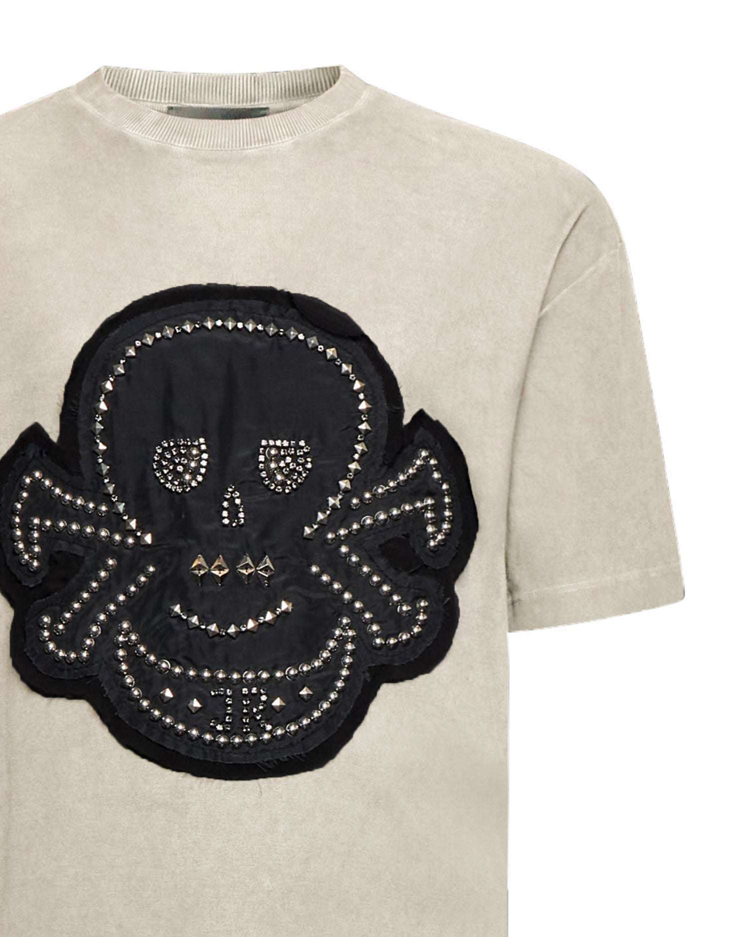 T-shirt with Maxi Skull T-Shirt Decoration