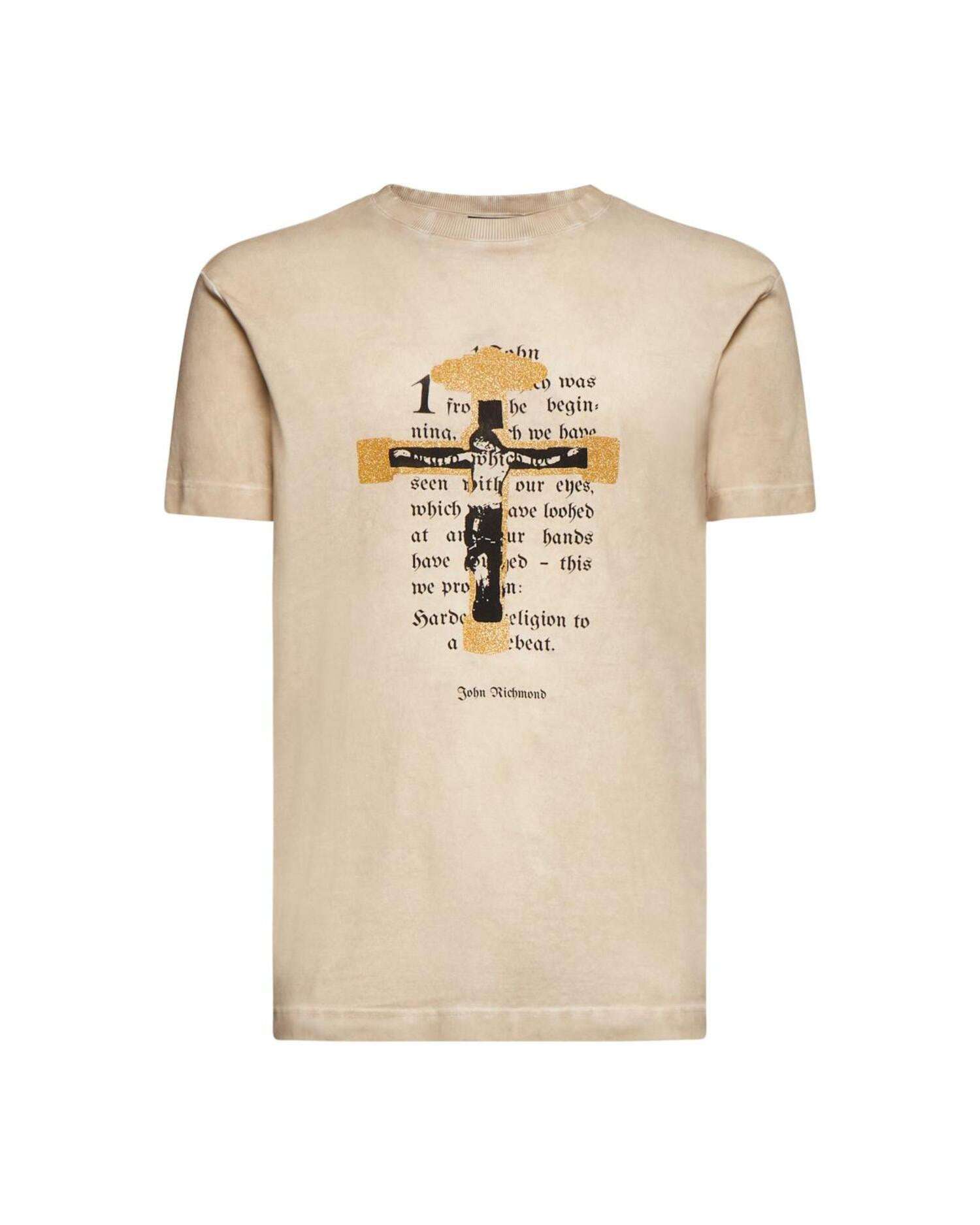 T-shirt con stampa grafica e testo centrale ispirato T-Shirt