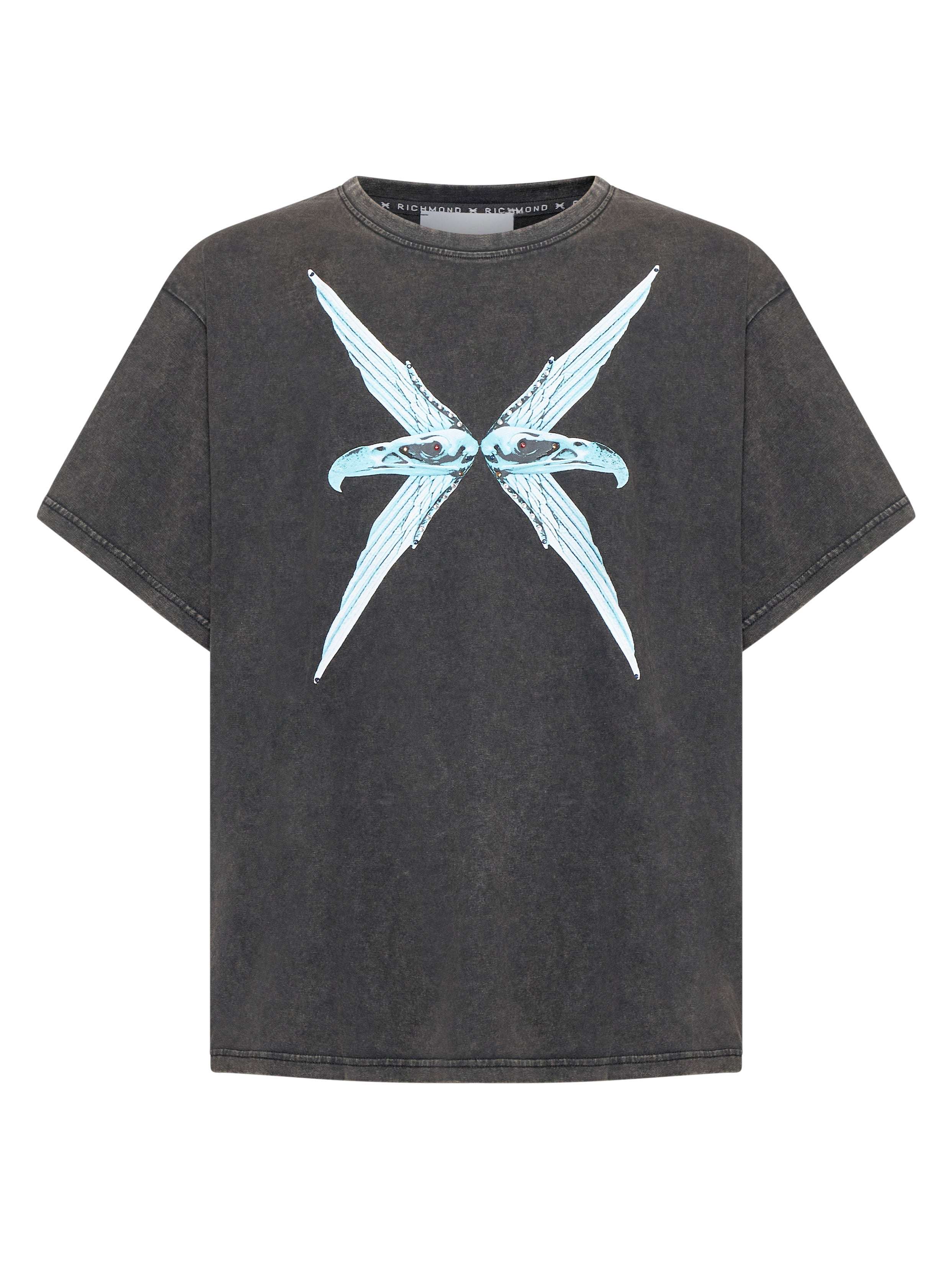 T-shirt con stampa grafica frontale effetto vintage T-Shirt