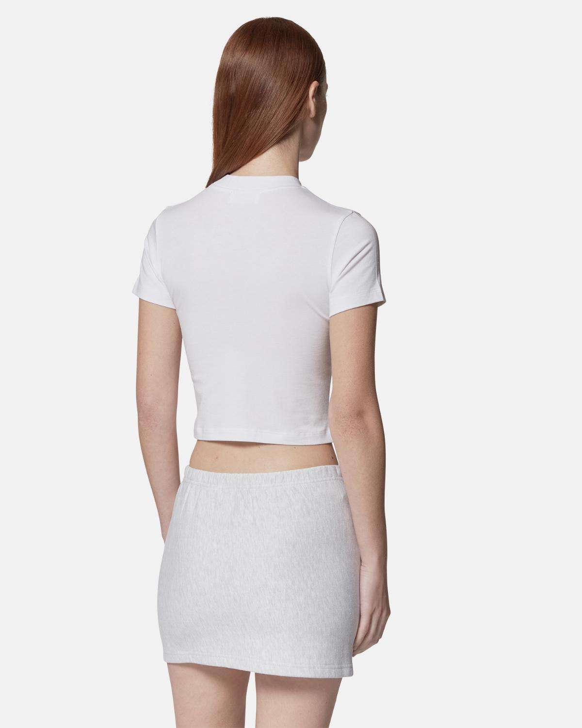 T-shirt crop con logo T-shirt