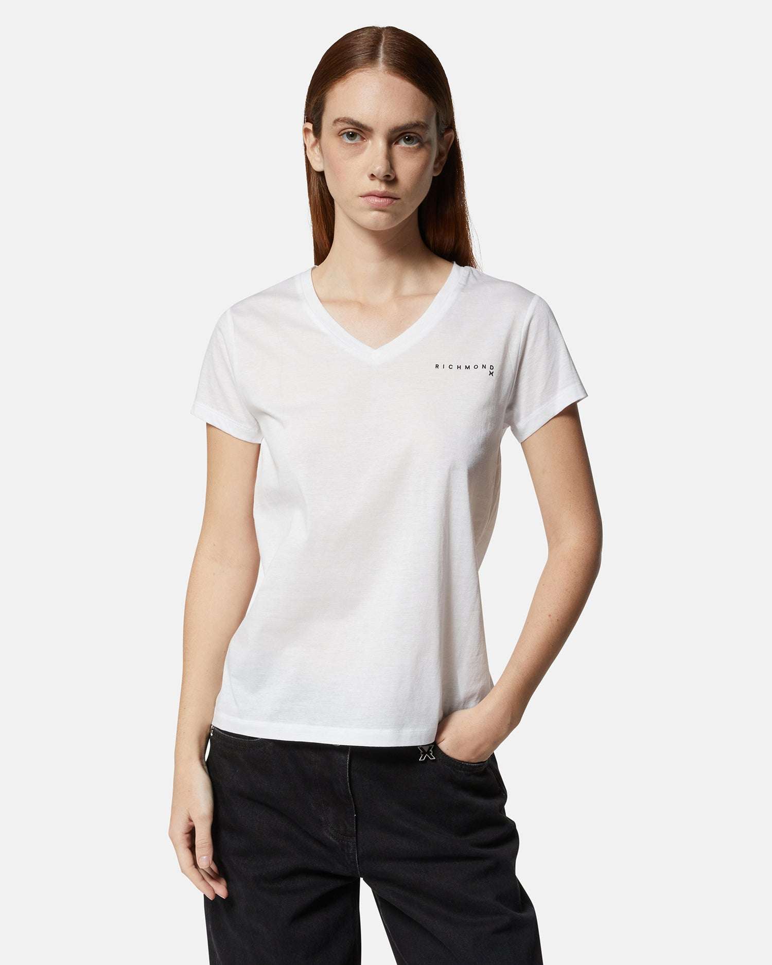 T-shirt da donna in 100% cotone T-shirt