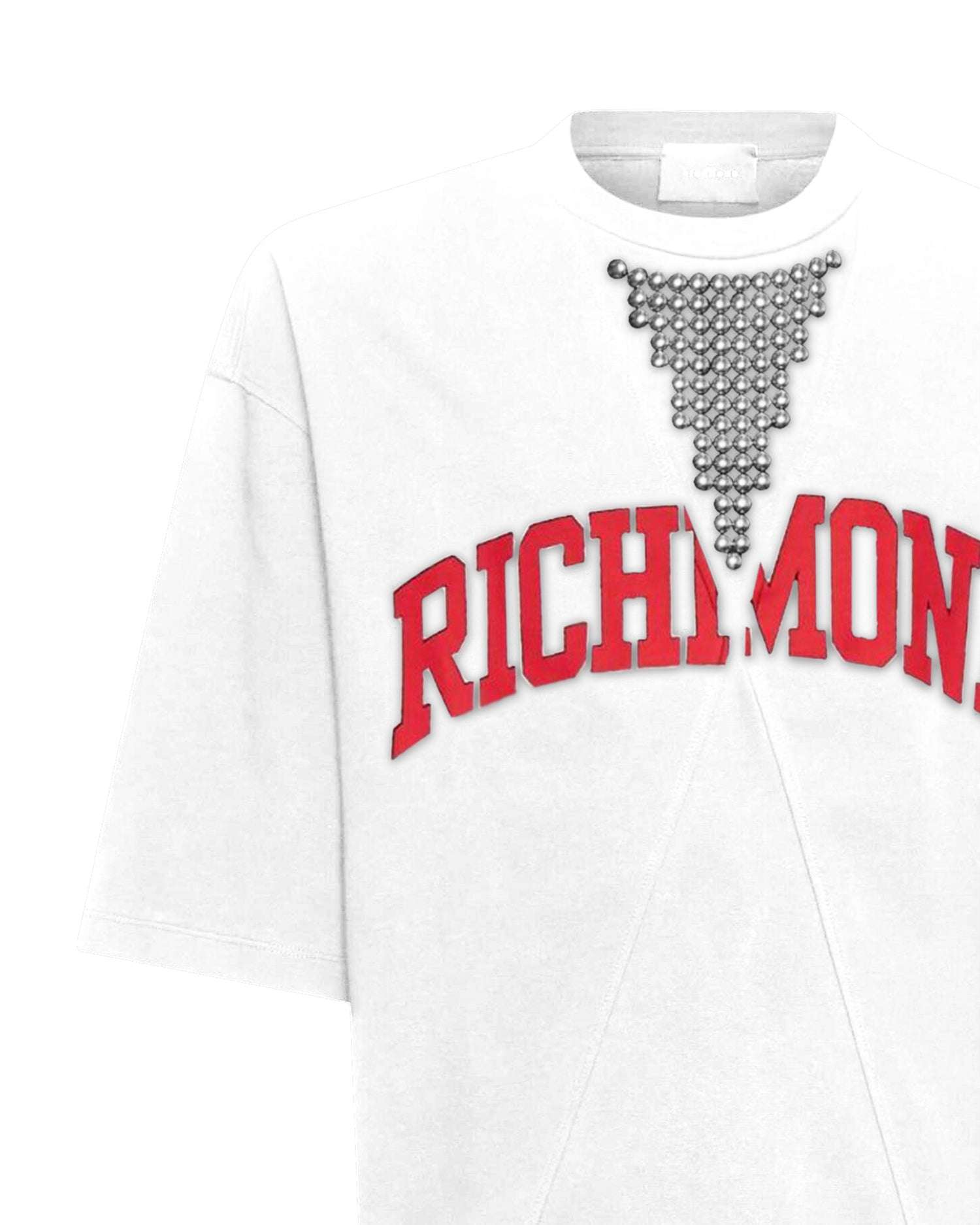 T-shirt nera con stampa "RICHMOND" T-Shirt