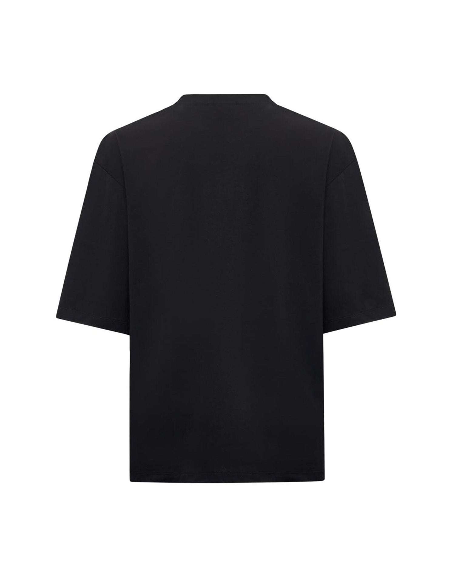 T-shirt nera con stampa "RICHMOND" T-Shirt