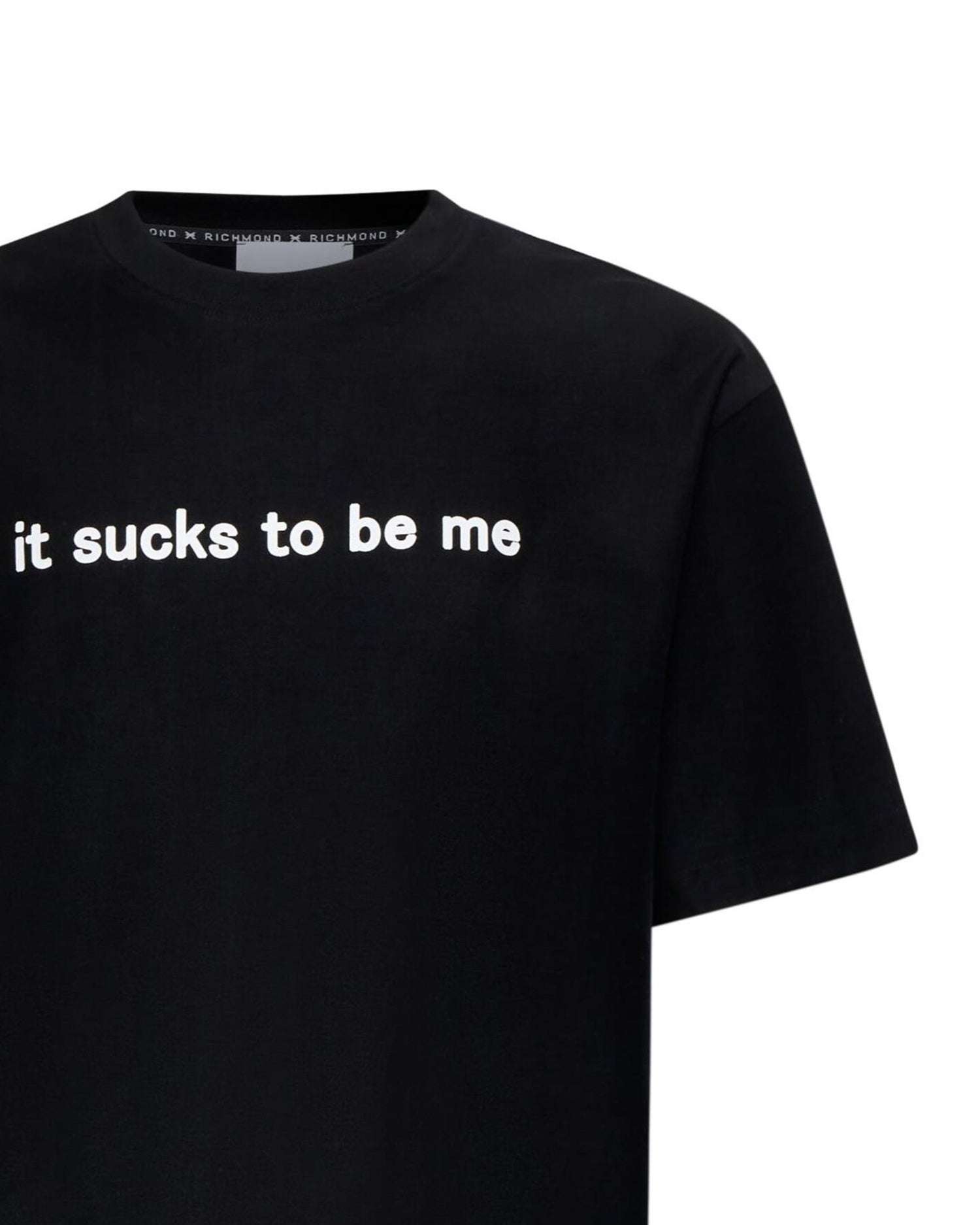 T-shirt Richmond X con scritta “It sucks to be me” T-Shirt