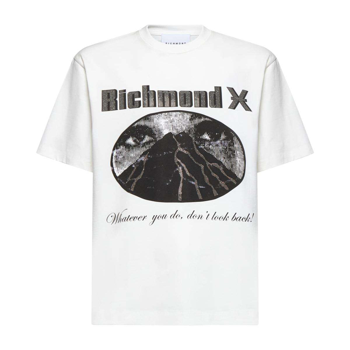 T-Shirt Richmond X con patch uomo