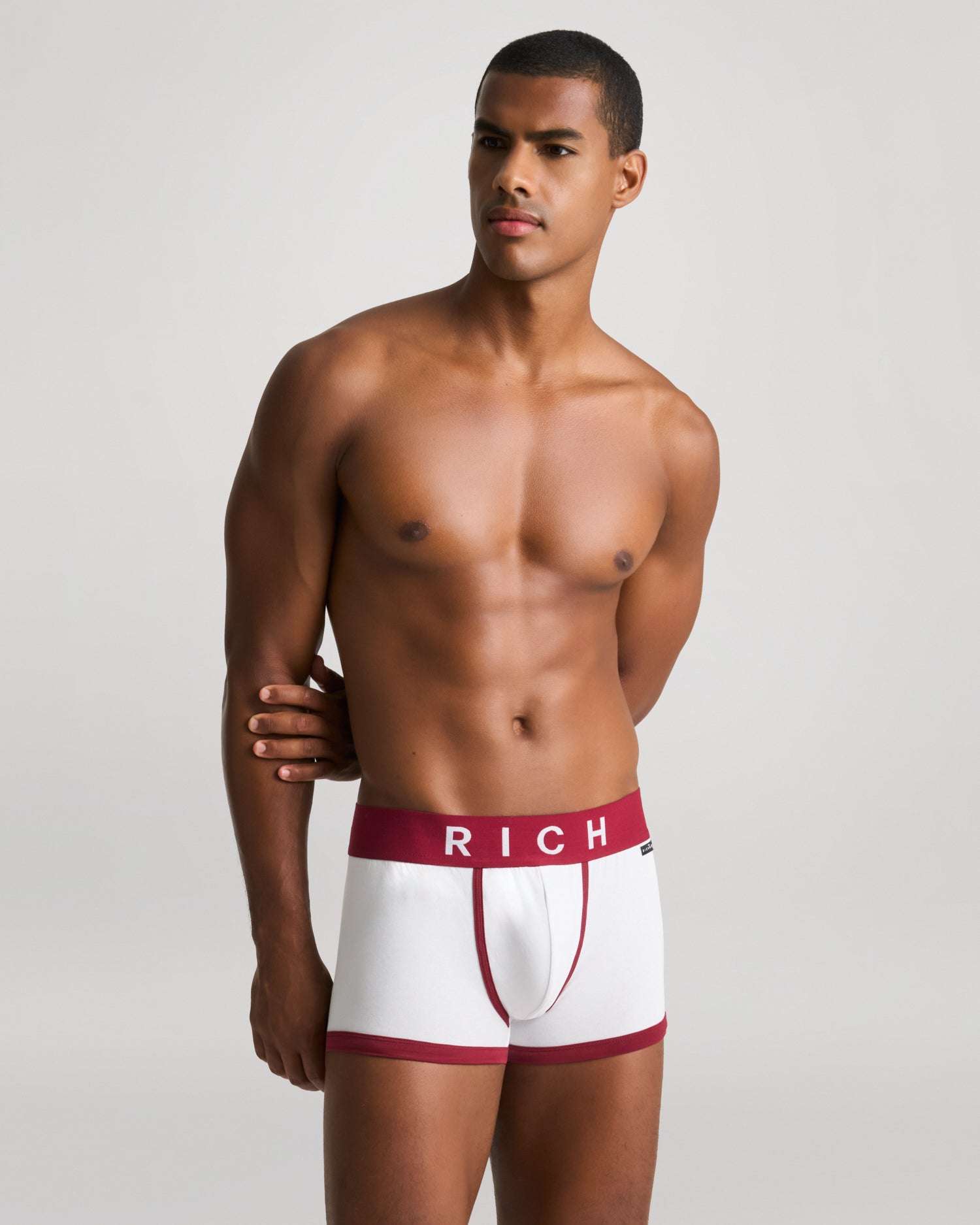 Tripack low waist boxer with contrasting stitching