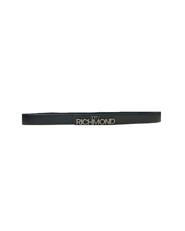 LEATHER BELT WITH LOGO
