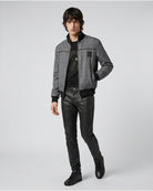 Giacca Bomber Principe di Galles con Patch Logo