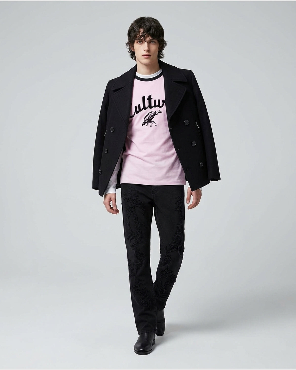 T-shirt Ringer 'Culture'