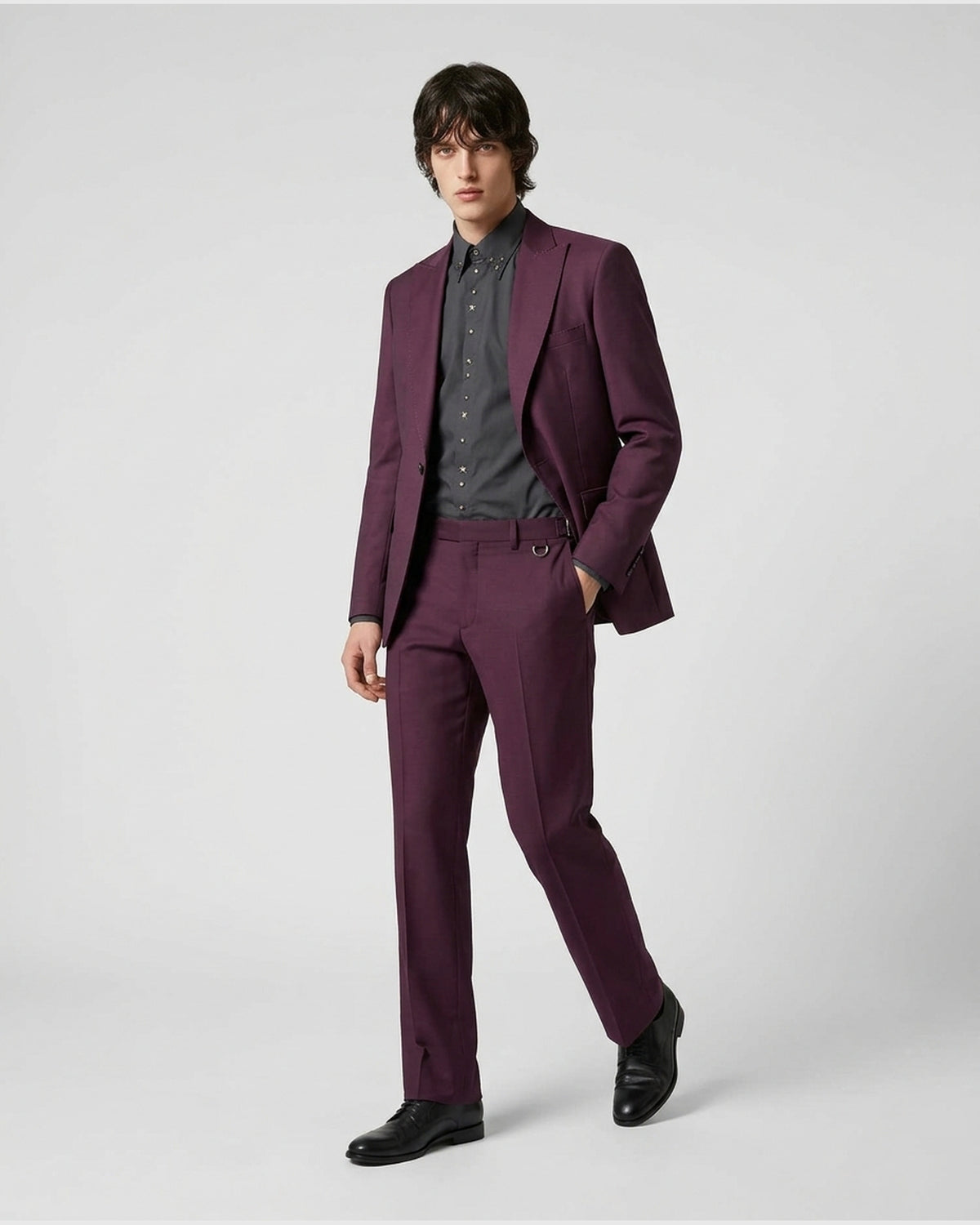 Pantaloni Sartoriali con Regolatori Laterali