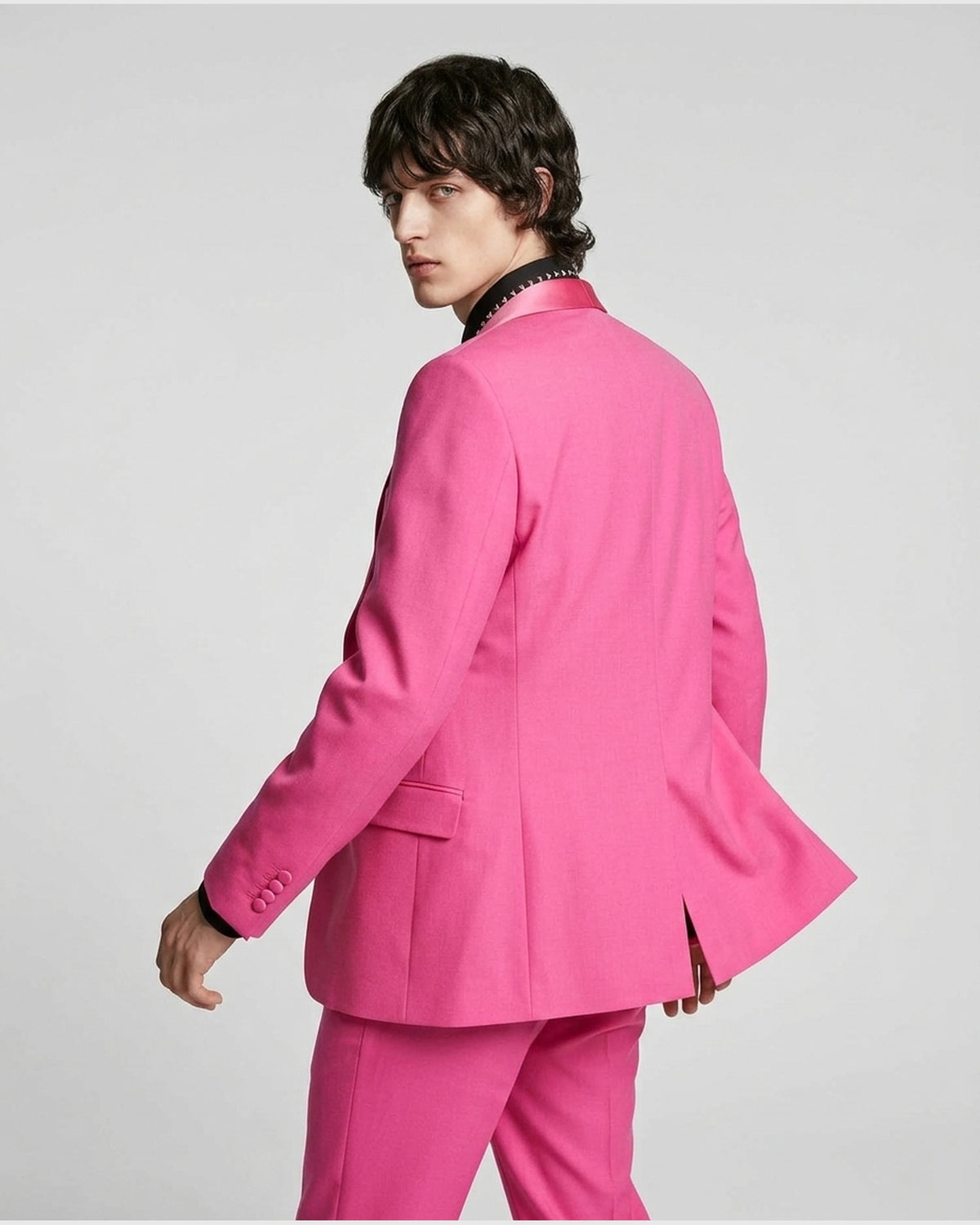 Blazer Smoking con Rever a Scialle