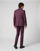 Blazer Sartoriale Monopetto con Impunture a Contrasto