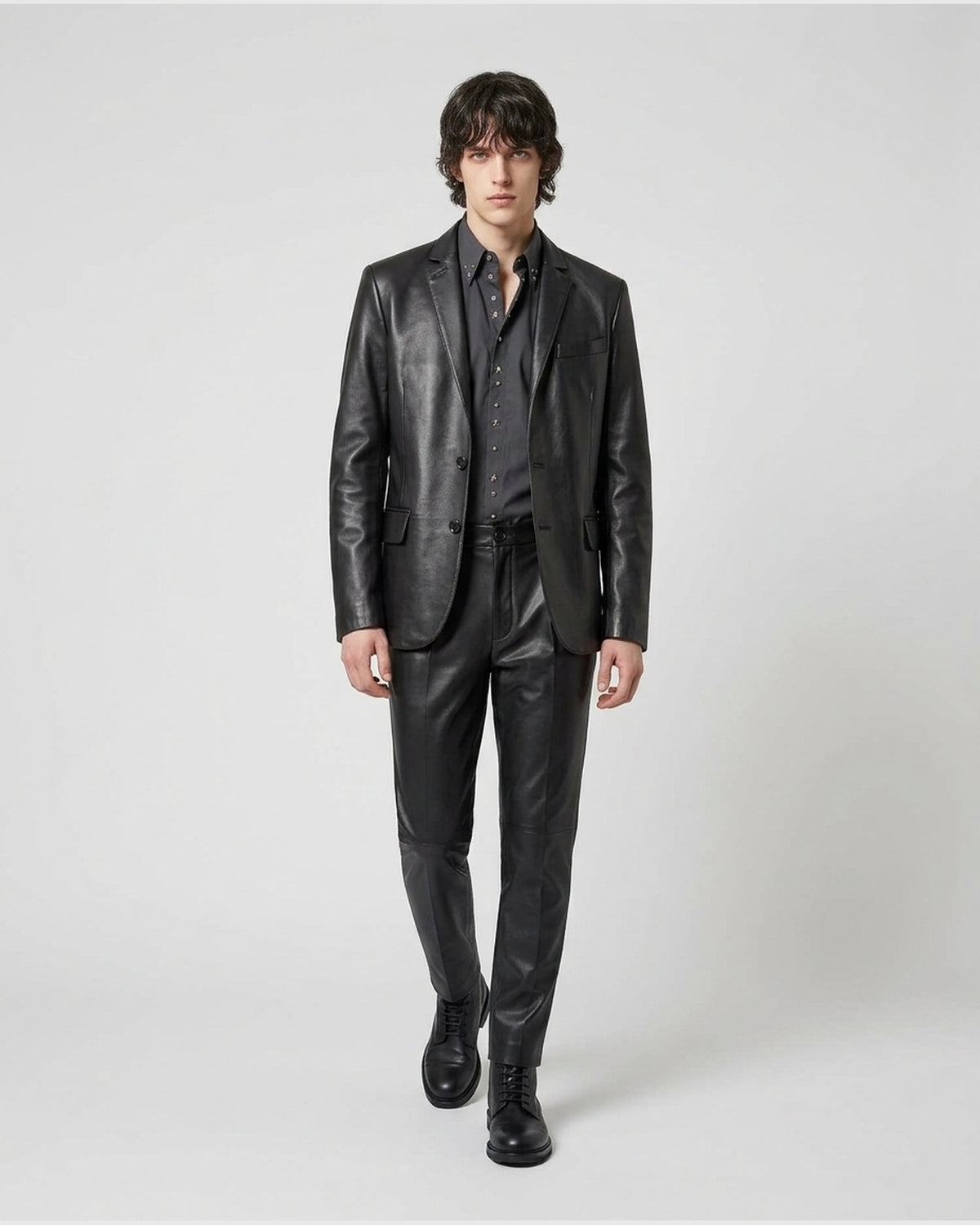 Blazer Sartoriale in Pelle