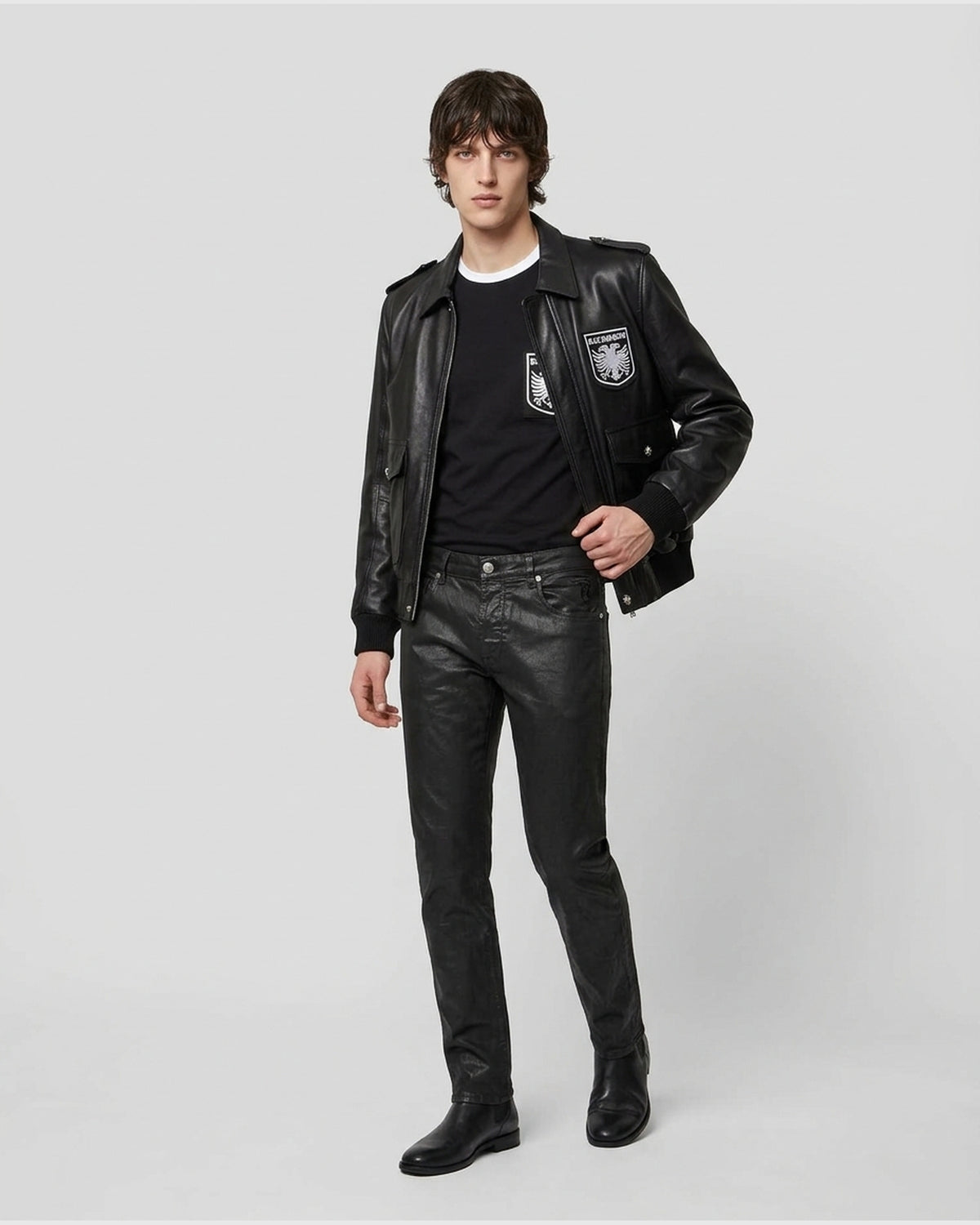 Jeans Effetto Spalmato