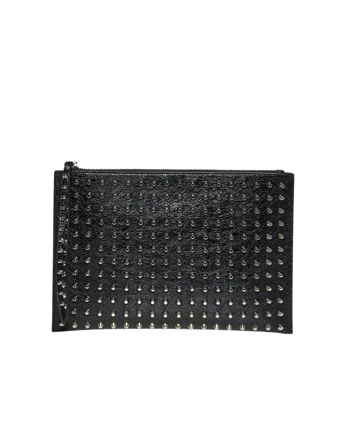 Pochette Piatta con Borchie All-Over