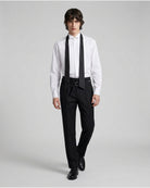 Pantaloni Sartoriali con Cintura e Piega Stirata