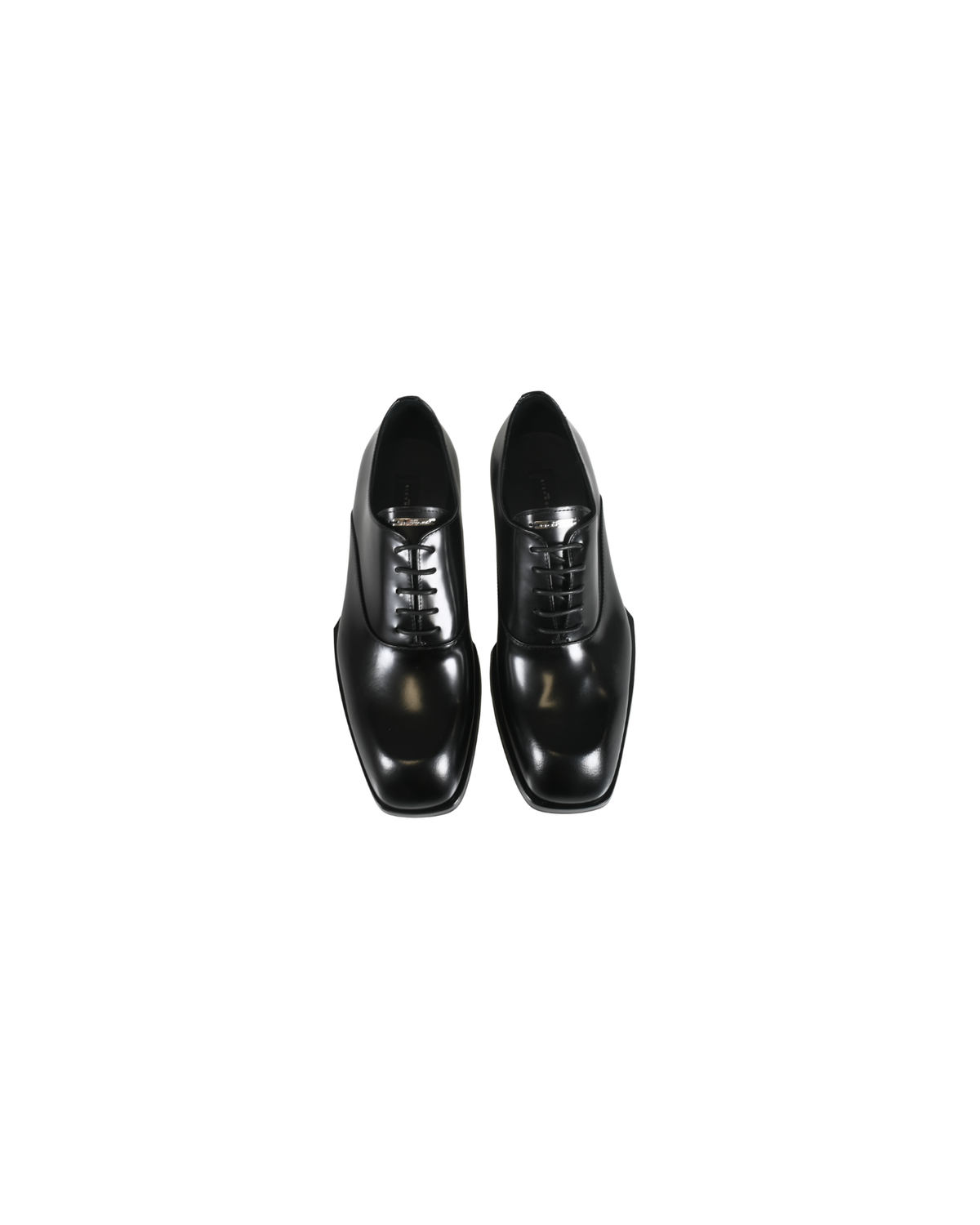 Scarpe Stringate Oxford con Finitura Lucida