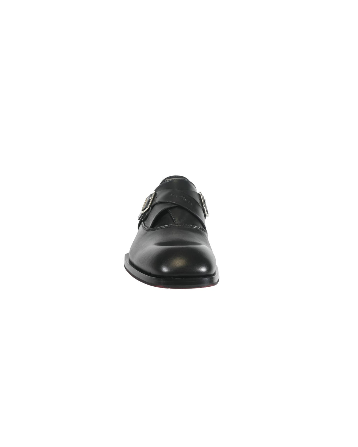 Scarpe Monk Strap in Pelle con Cinturini Incrociati