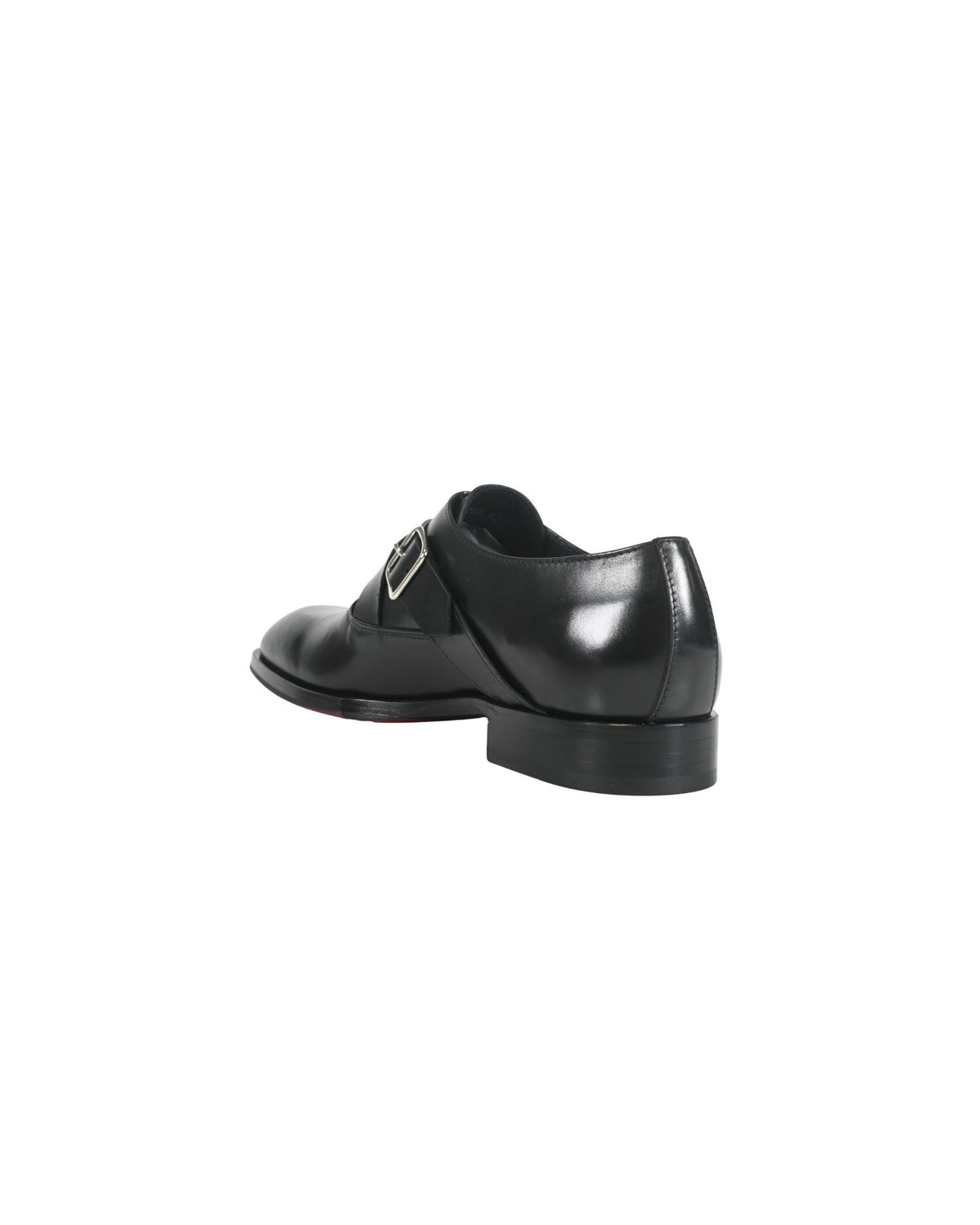 Scarpe Monk Strap in Pelle con Cinturini Incrociati