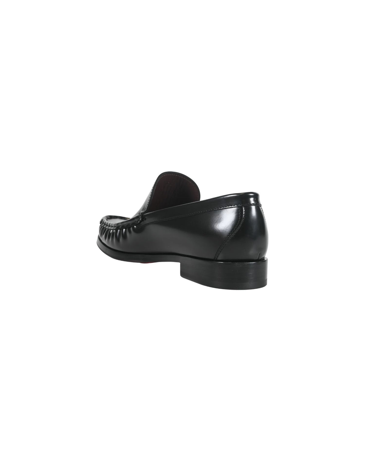 Mocassino Slip-On con Profilo Arricciato e Applicazione Metallica