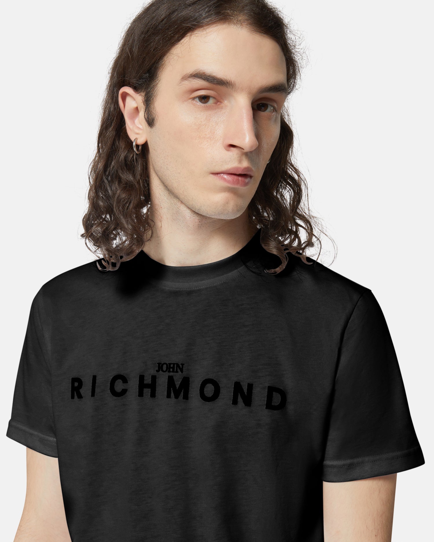 White T-shirt with John Richmond logo