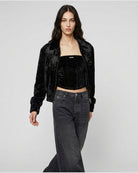 Top Bustier Strutturato effetto Velluto