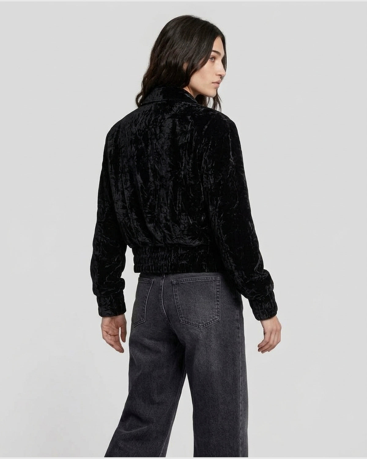 Blouson con Ricami e Borchie