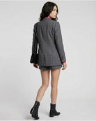 Blazer Sartoriale Principe di Galles con Fodera a Contrasto