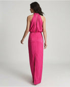 Abito Lungo Halter-Neck