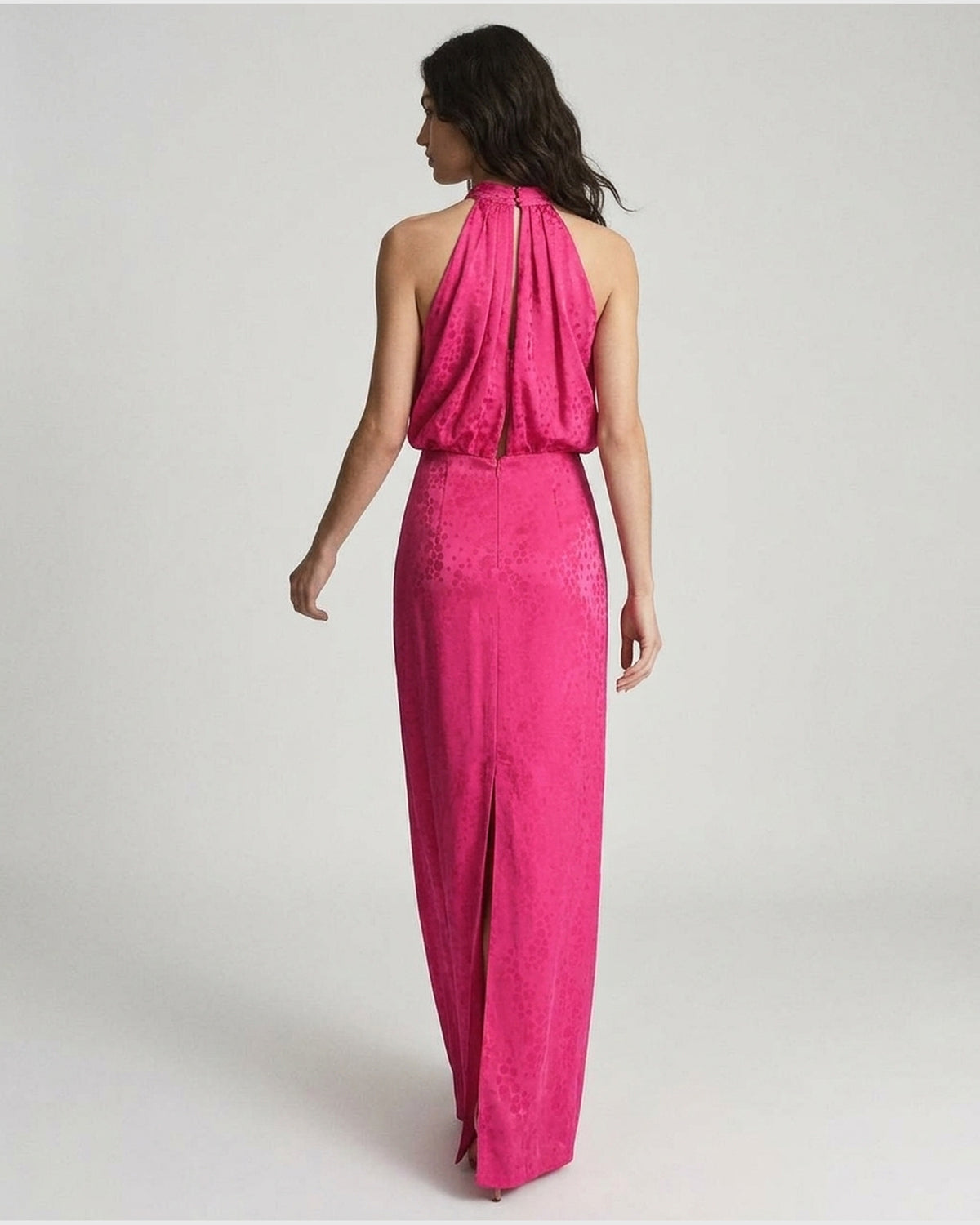 Abito Lungo Halter-Neck