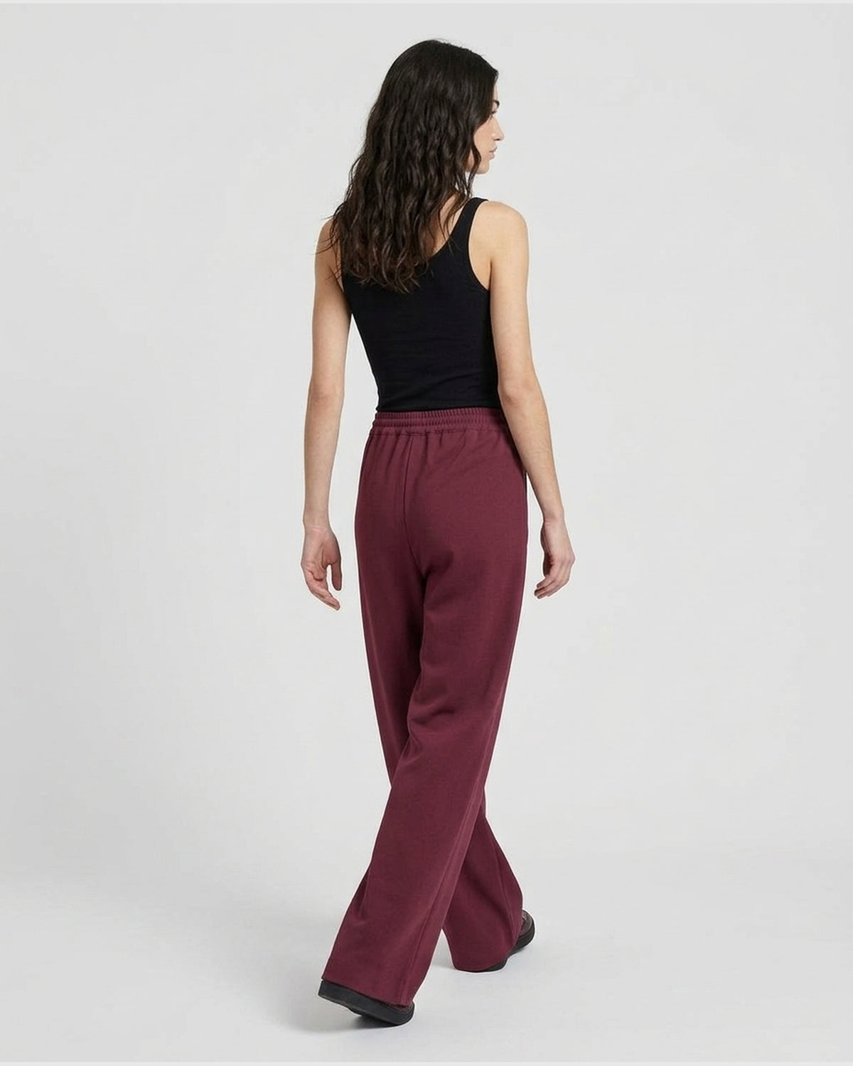 Pantaloni Cropped con Logo e Piping a Contrasto