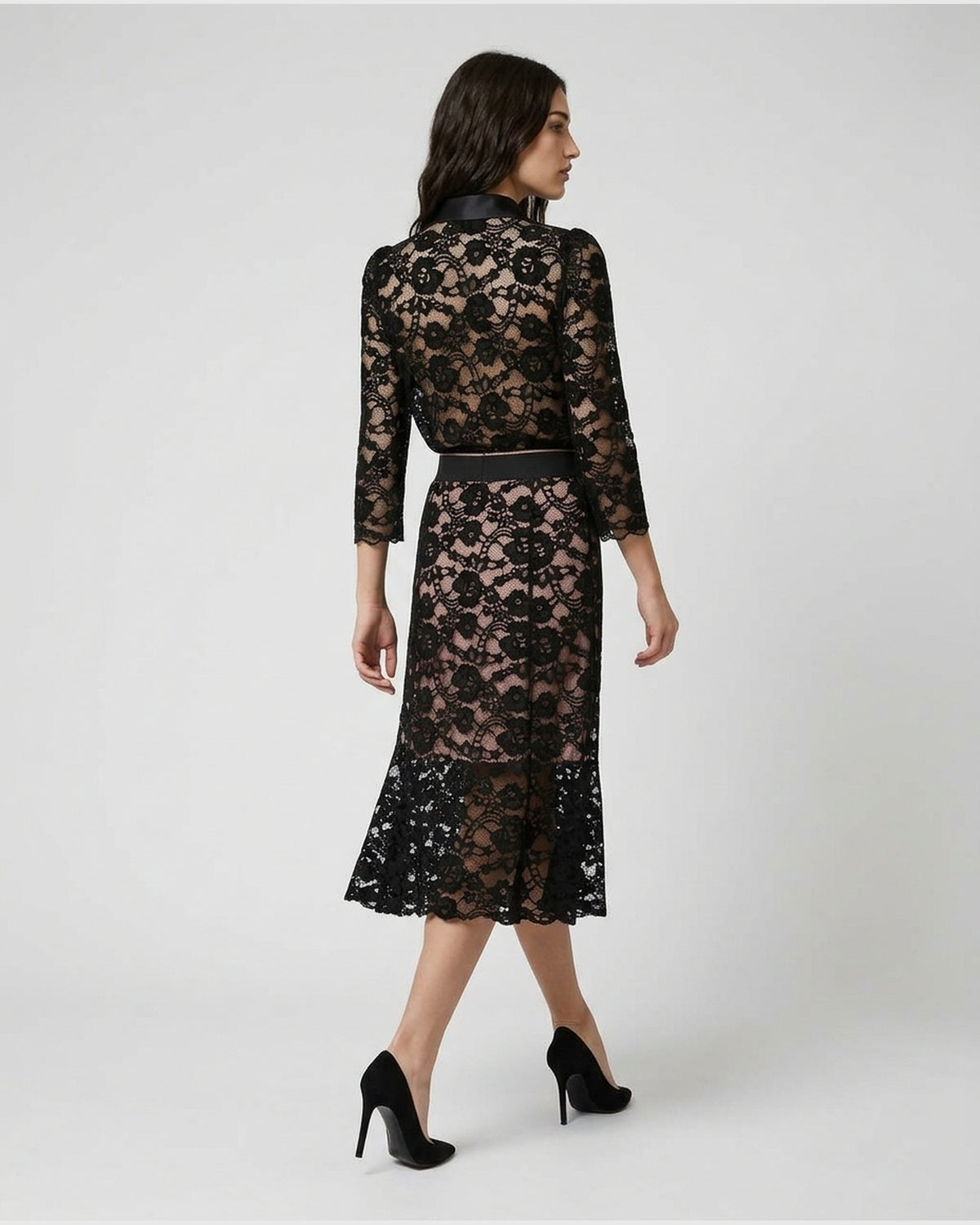 Camicia in Pizzo Floreale