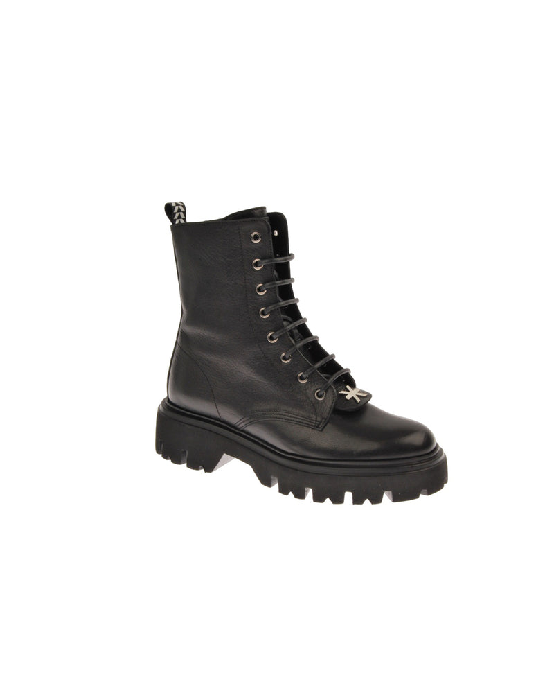 Women's leather combat boot 