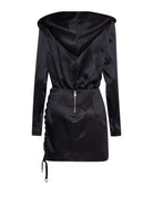 Abito Corto con Scollo Incrociato e Chiusura Laterale ABITO