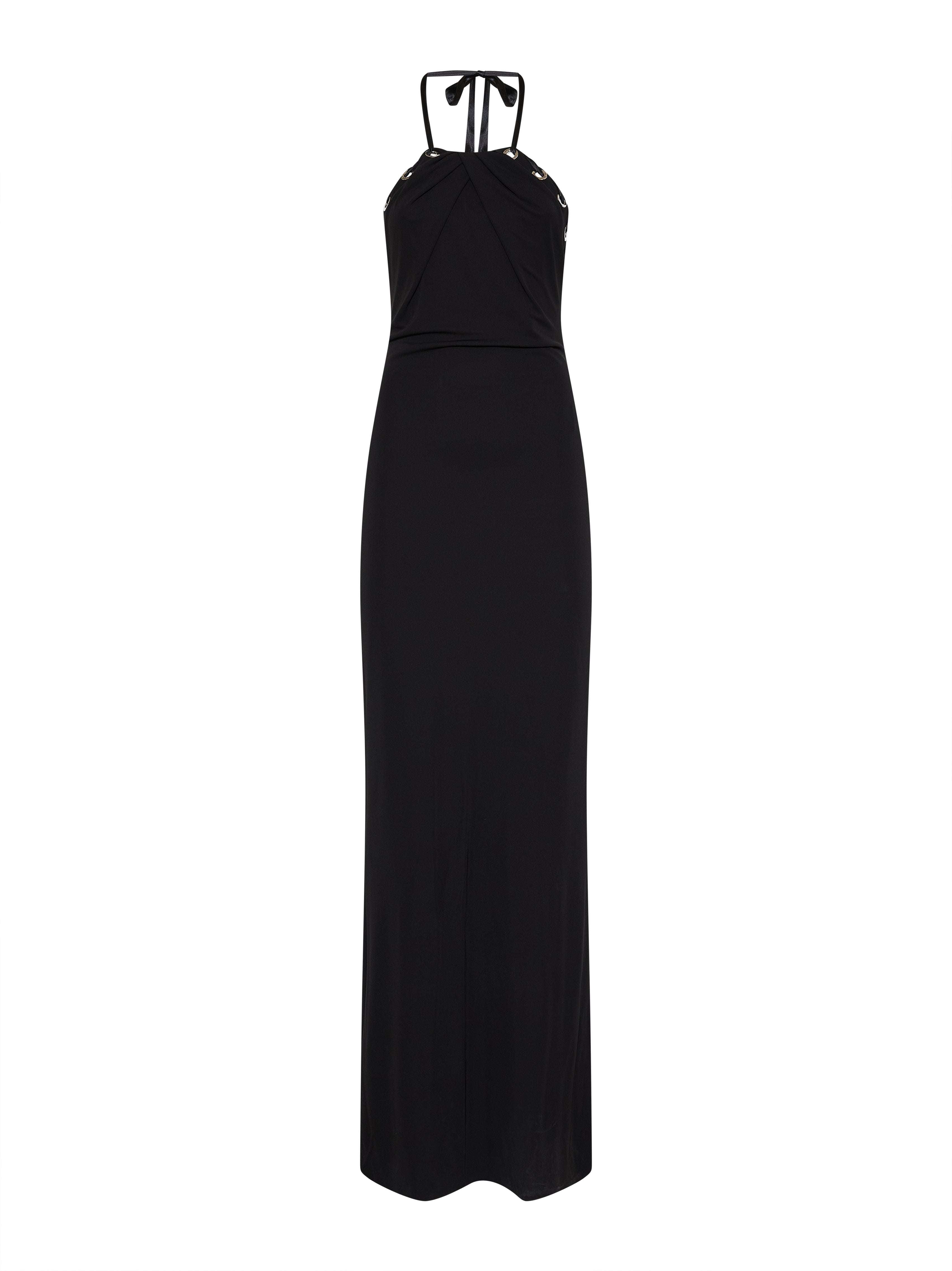 Abito Lungo con Scollo Halter e Design Essenziale ABITO