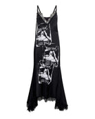 Abito Lungo con Stampa Grafica Abito
