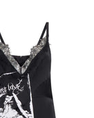 Abito Lungo con Stampa Grafica Abito