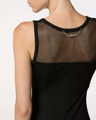 Abito lungo senza maniche con dettaglio gioiello Vestito