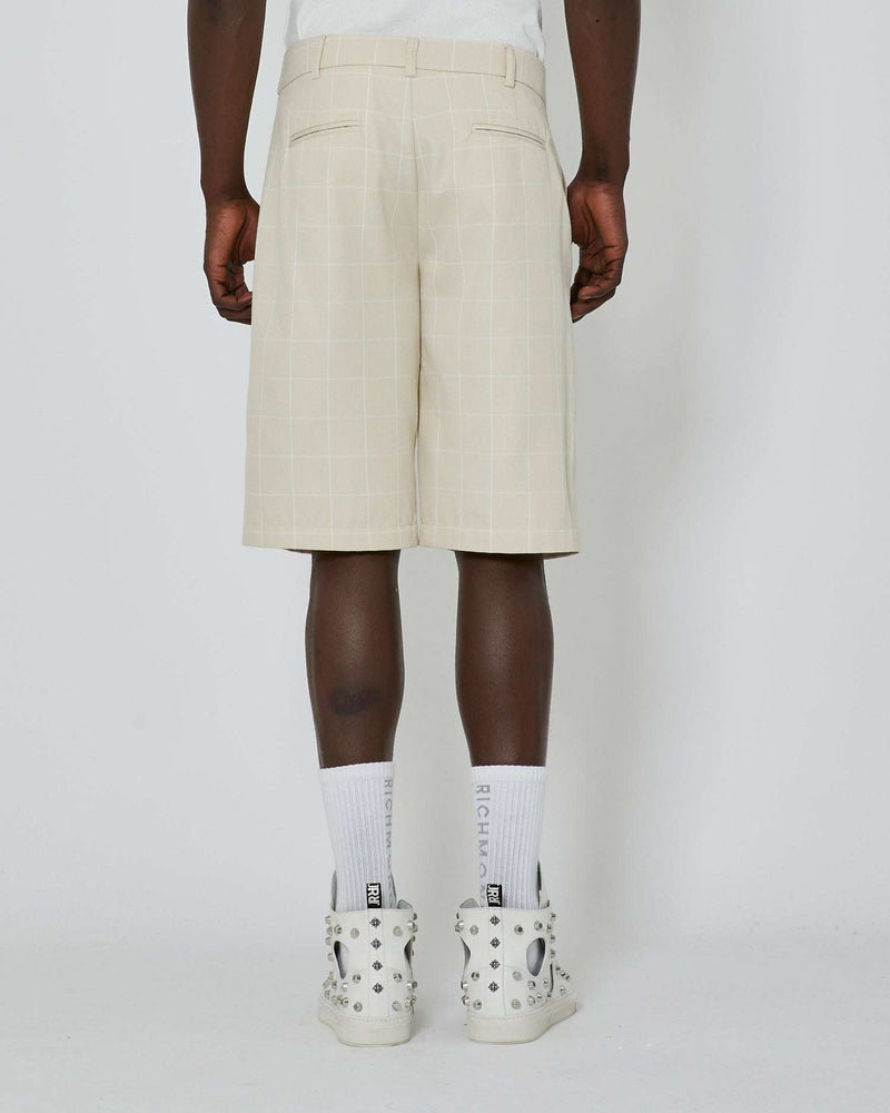 Bermuda shorts with check pattern