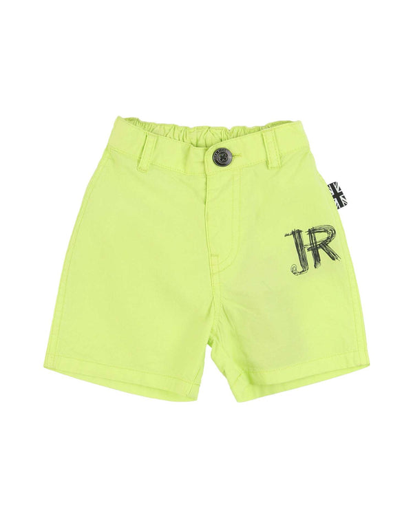 Bermuda shorts with logo on the back