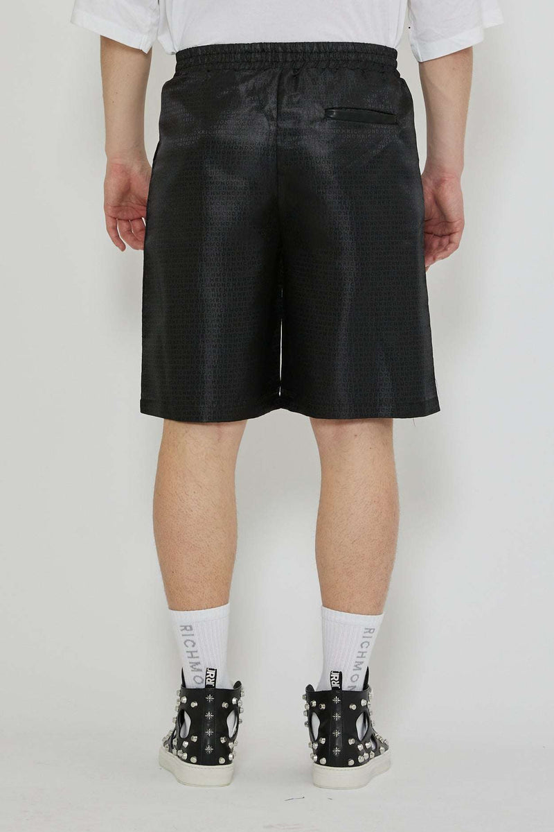 Bermuda shorts with tone sur ton logo